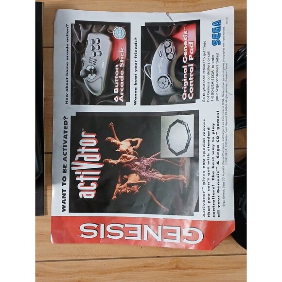 Sega Genesis Console Sonic 2 Bundle - Complete In Box CIB - Tested - Picture 15 of 16